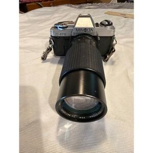 Minolta X-370 35mm‎ SLR Film Camera with SSMC 80-200mm f4.5 Zoom Lens